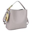EJ60312 - 6 Shia Bucket/Crossbody Bag With Scarf - MiMi Wholesale