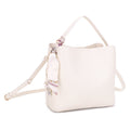 EJ60312 - 6 Shia Bucket/Crossbody Bag With Scarf - MiMi Wholesale