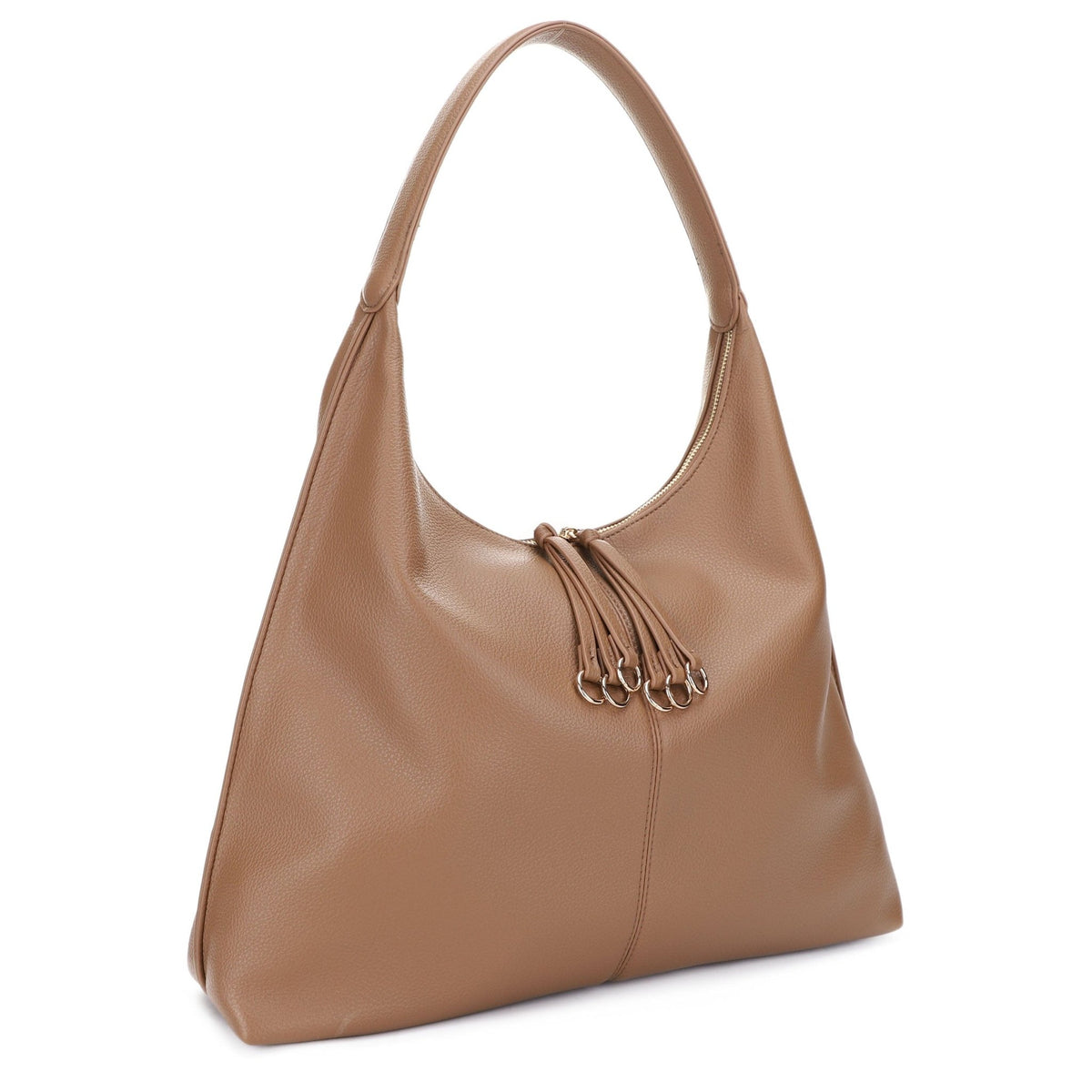 EJ60351 - 6 Kristina Hobo Tote Bag Tassel Detail - MiMi Wholesale