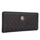 EJ60361 Diamond Pattern Laser Cut Out Wallet - MiMi Wholesale