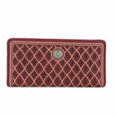 EJ60361 Diamond Pattern Laser Cut Out Wallet - MiMi Wholesale