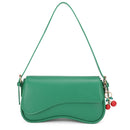 EJ60375 Emilie Baguette Shoulder Bag With Cherry Charm - MiMi Wholesale