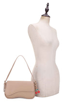 EJ60375 Emilie Baguette Shoulder Bag With Cherry Charm - MiMi Wholesale