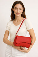 EJ60375 Emilie Baguette Shoulder Bag With Cherry Charm - MiMi Wholesale