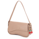 EJ60375 Emilie Baguette Shoulder Bag With Cherry Charm - MiMi Wholesale