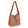 EJ60376 - 6 Arla Straw Hobo Tote - MiMi Wholesale