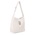 EJ60376 - 6 Arla Straw Hobo Tote - MiMi Wholesale