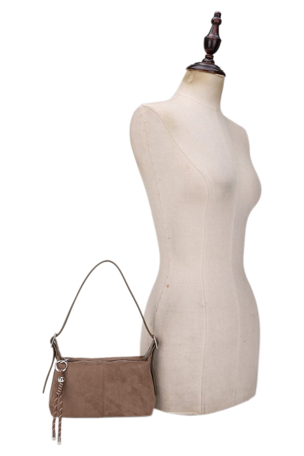 EJ60452-6XU Mila Suede Mini Shoulder Bag - MiMi Wholesale