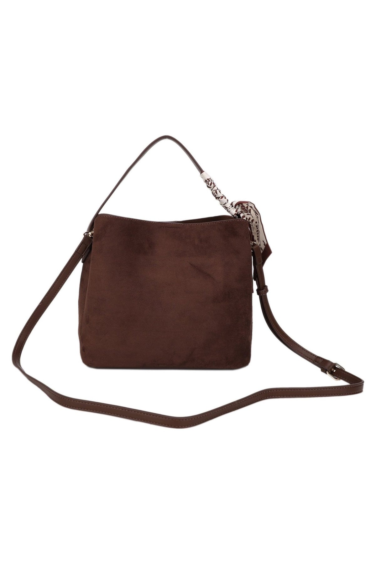EJ60541SU Nora Shoulder Bag with Scarf - MiMi Wholesale