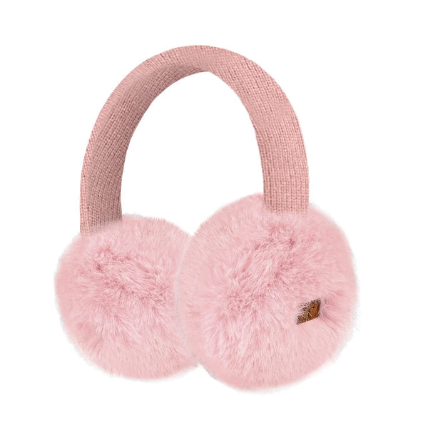 EMS0155 Faux Mink Fur Knitted Earmuffs - MiMi Wholesale