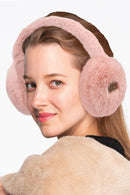 EMS0169 Glitter Faux Fur Earmuffs - MiMi Wholesale