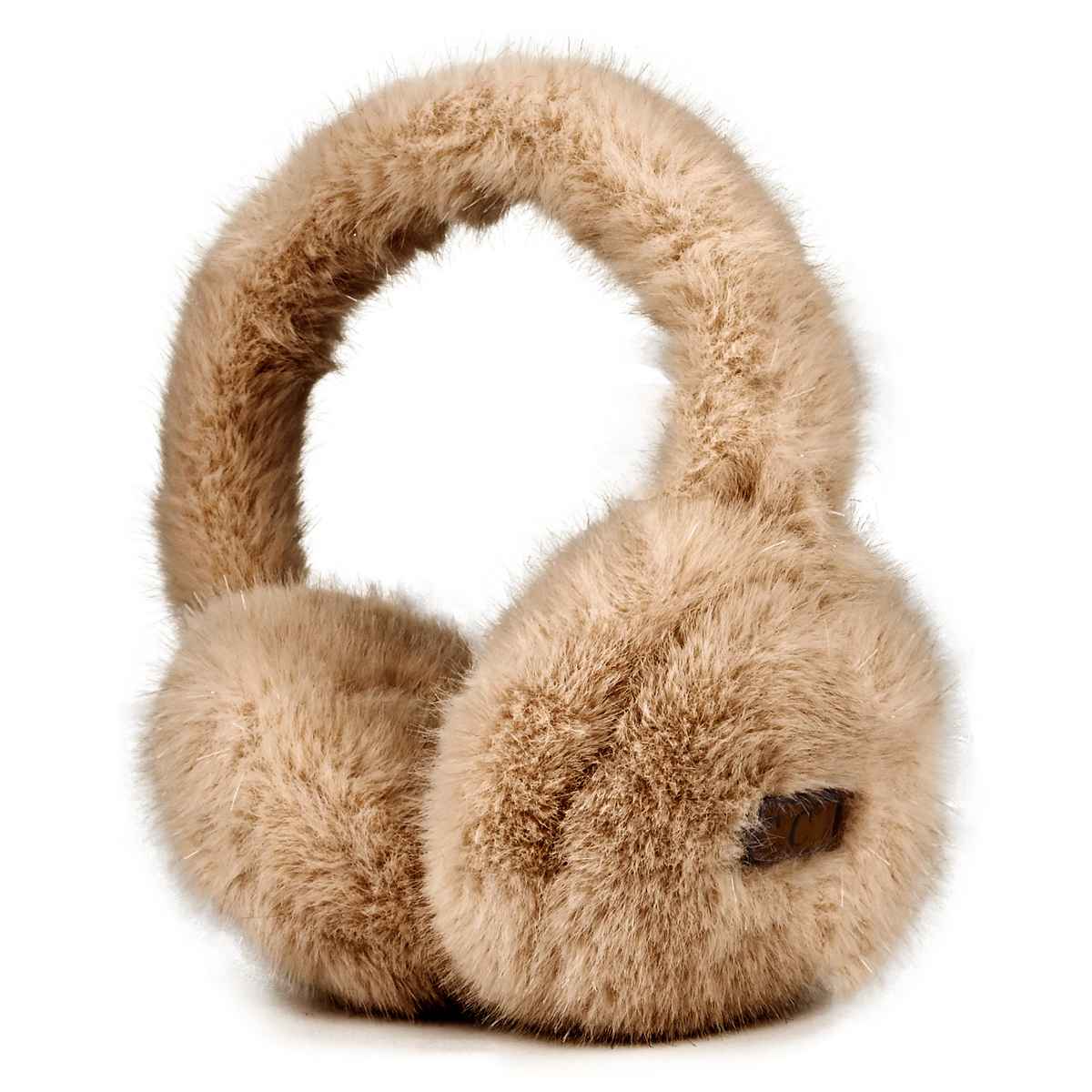 EMS0169 Glitter Faux Fur Earmuffs - MiMi Wholesale