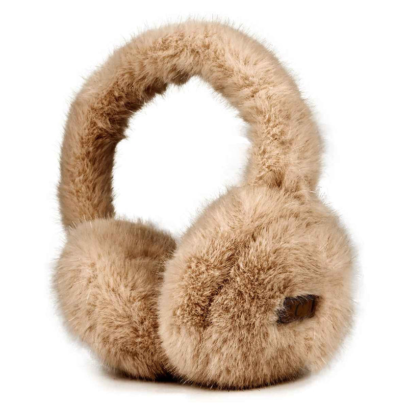 EMS0169 Glitter Faux Fur Earmuffs - MiMi Wholesale