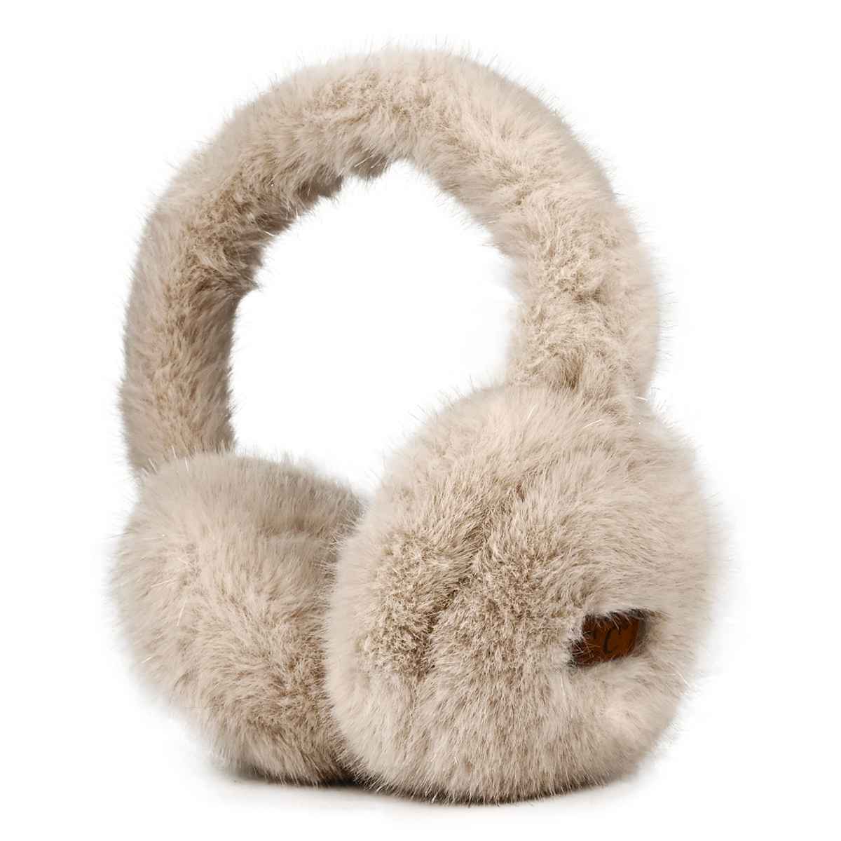 EMS0169 Glitter Faux Fur Earmuffs - MiMi Wholesale