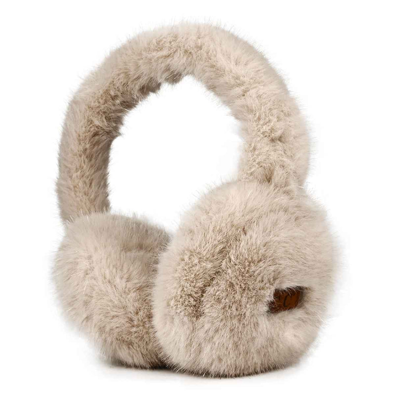 EMS0169 Glitter Faux Fur Earmuffs - MiMi Wholesale
