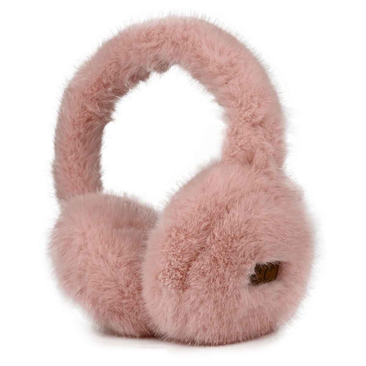 EMS0169 Glitter Faux Fur Earmuffs - MiMi Wholesale