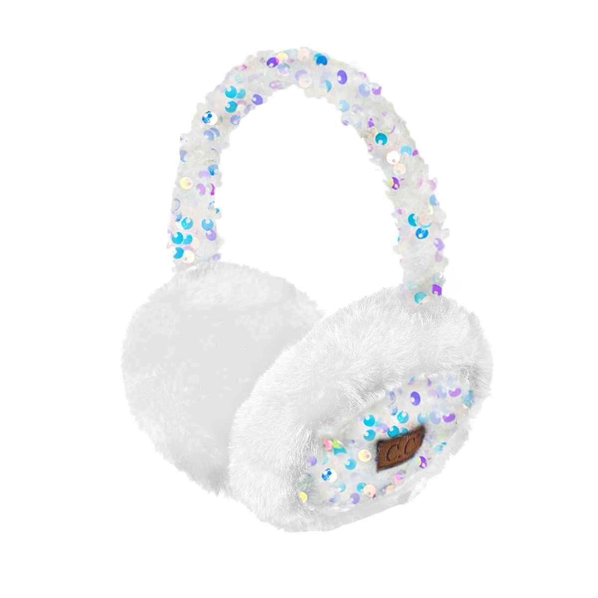 EMS4282 Sequin Earmuffs - MiMi Wholesale