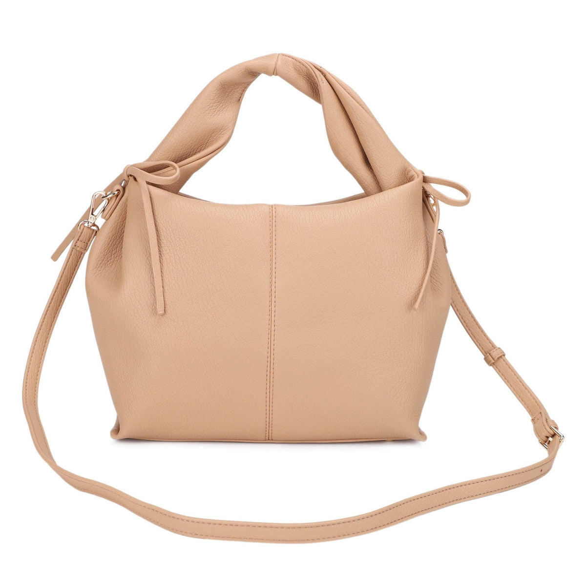 ES32298 Bonnie Satchel/Crossbody Bag With Ribbon Detail - MiMi Wholesale