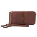 ES60164 - 6 Sherrie Double Zipper Wallet - MiMi Wholesale