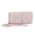 ES60164 - 6 Sherrie Double Zipper Wallet - MiMi Wholesale