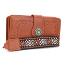 ES60166 Dolly Western Wallet With Boho Wristlet Strap - MiMi Wholesale