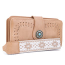 ES60166 Dolly Western Wallet With Boho Wristlet Strap - MiMi Wholesale