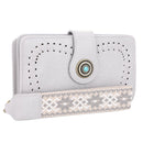 ES60166 Dolly Western Wallet With Boho Wristlet Strap - MiMi Wholesale