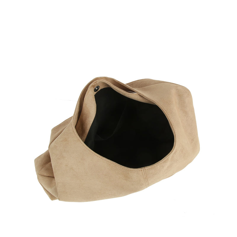 EWB172 Jaz Faux Suede Hobo Tote Bag - MiMi Wholesale