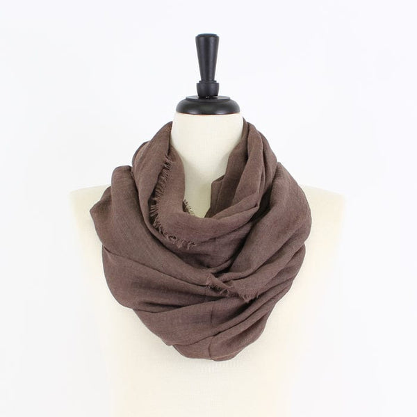 FA - 1352 Solid Color Infinity Scarf - MiMi Wholesale