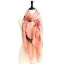 FA - 1412 Anchor Print Scarf - MiMi Wholesale
