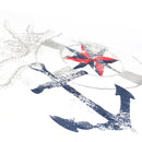 FA - 1412 Anchor Print Scarf - MiMi Wholesale