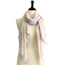 FA - 1464 Gypsophila Print Scarf - MiMi Wholesale