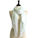 FA - 1464 Gypsophila Print Scarf - MiMi Wholesale