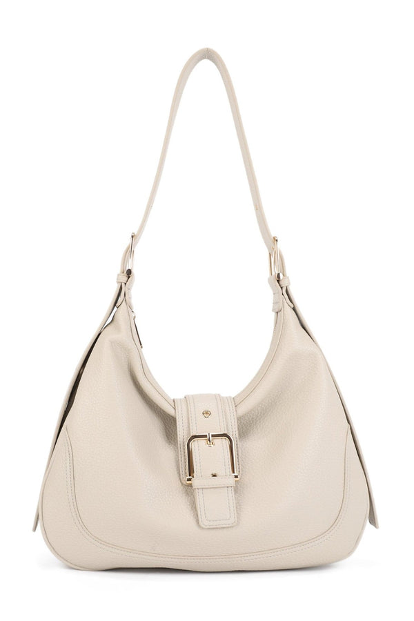 FC10109 Marissa Buckle Shoulder Hobo Bag - MiMi Wholesale