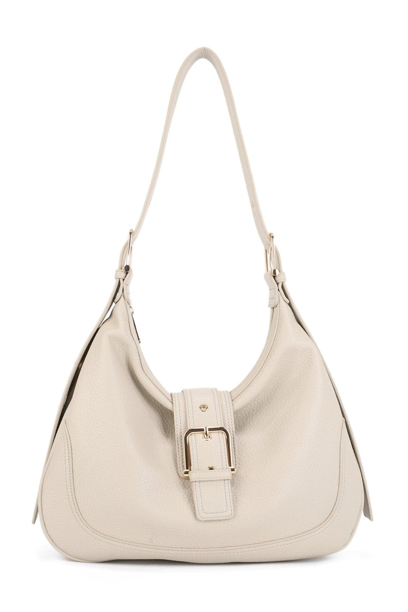 FC10109 Marissa Buckle Shoulder Hobo Bag - MiMi Wholesale