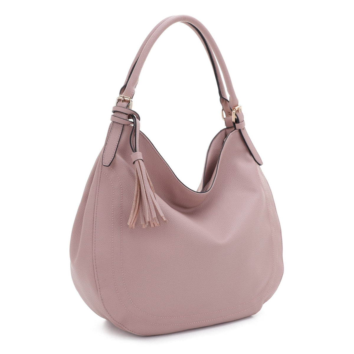 FC20487 Quincy Hobo Tote Bag With Tassel - MiMi Wholesale