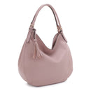 FC20487 Quincy Hobo Tote Bag With Tassel - MiMi Wholesale