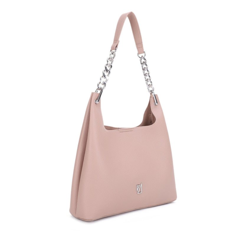 FC20629 Alicia Hobo Tote Bag With Chain Detail Strap - MiMi Wholesale