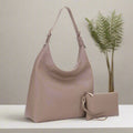 FC20650 Triangular 2 in 1 Hobo Bag Set - MiMi Wholesale