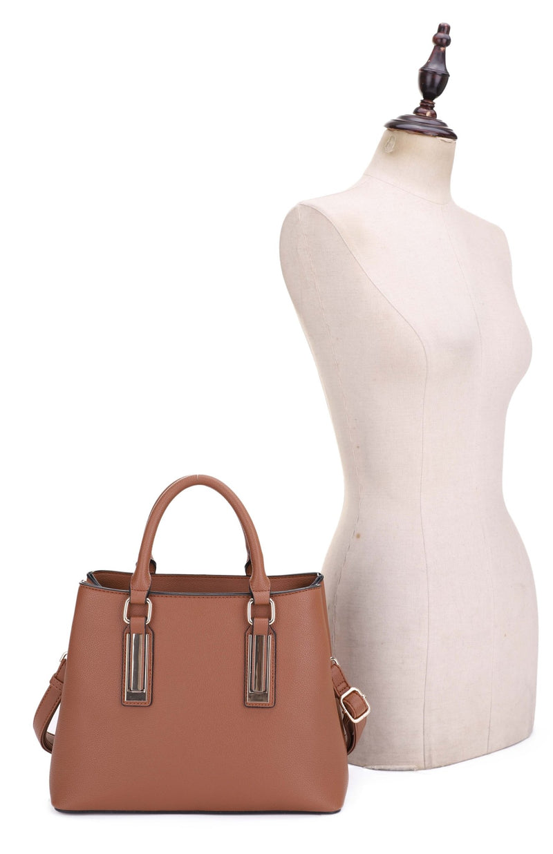 FC20656 Shaina Two Compartment Satchel/Crossbody Bag - MiMi Wholesale
