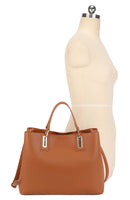 FC30125 Michelle Three Compartment Tote/Crossbody Bag - MiMi Wholesale