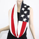 FN20103 American Flag Infinity Scarf - MiMi Wholesale