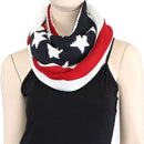 FN20103 American Flag Infinity Scarf - MiMi Wholesale