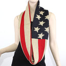 FN20103 American Flag Infinity Scarf - MiMi Wholesale