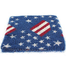 FN20111 Fuzzy American Flag Infinity Scarf - MiMi Wholesale
