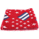 FN20111 Fuzzy American Flag Infinity Scarf - MiMi Wholesale