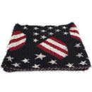 FN20111 Fuzzy American Flag Infinity Scarf - MiMi Wholesale