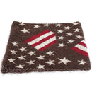 FN20111 Fuzzy American Flag Infinity Scarf - MiMi Wholesale