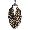 FN20124 Leopard Print Infinity Scarf - MiMi Wholesale