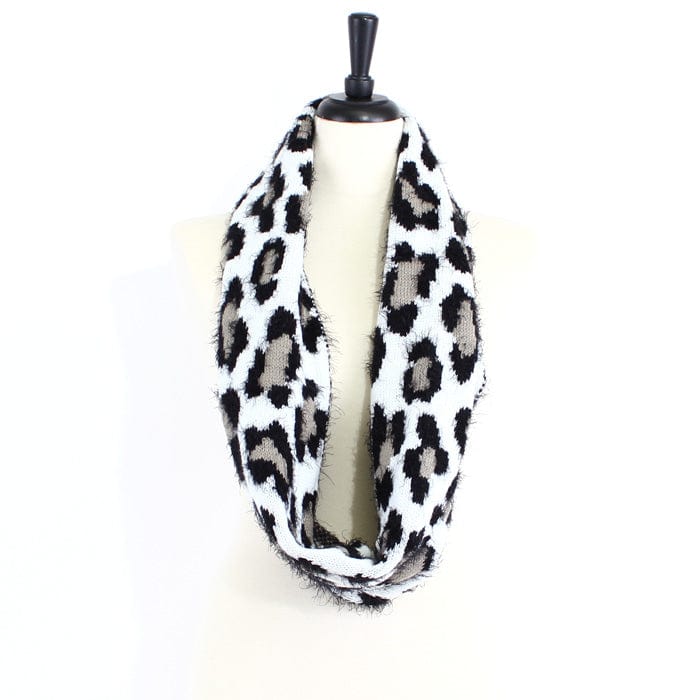 FN20124 Leopard Print Infinity Scarf - MiMi Wholesale